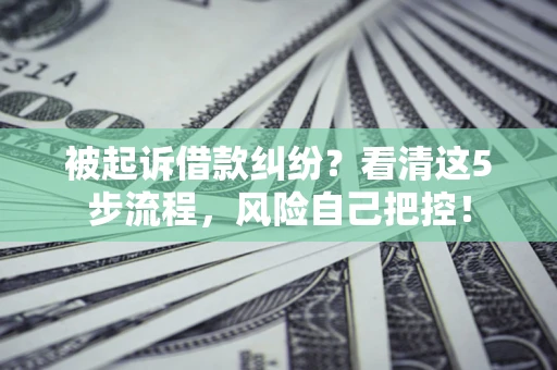 北京被起诉借款纠纷?看清这5步流程,风险自己把控! 北京被起诉借款纠纷?看清这5步流程,风险自己把控!